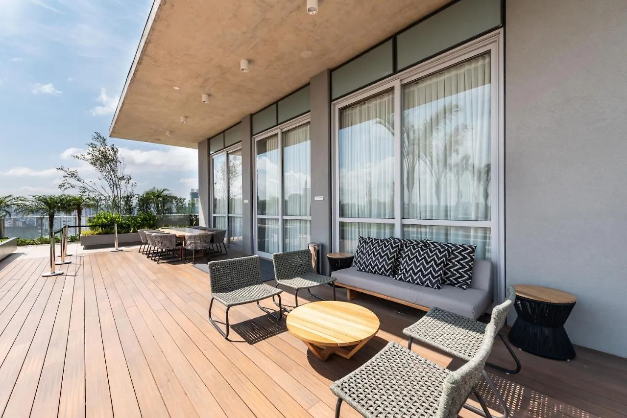 Riverone 23O Andar - Apartamento Ultra Moderno De Luxo 2 Dorm + 2 Banheiros Piscina Borda Infinita Sao Paulo 0*,  Brezilya
