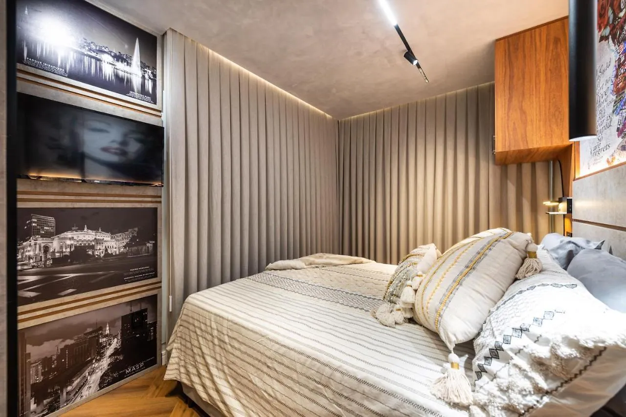Daire Riverone 23O Andar - Apartamento Ultra Moderno De Luxo 2 Dorm + 2 Banheiros Piscina Borda Infinita Sao Paulo