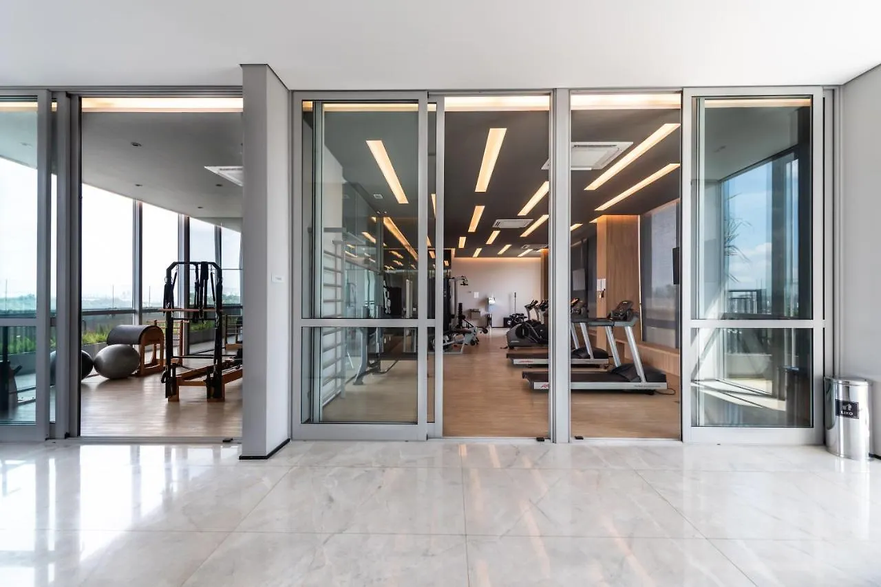 Riverone 23O Andar - Apartamento Ultra Moderno De Luxo 2 Dorm + 2 Banheiros Piscina Borda Infinita Sao Paulo Brezilya