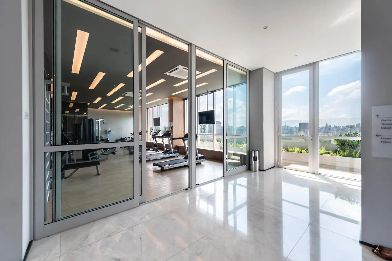 Daire Riverone 23O Andar - Apartamento Ultra Moderno De Luxo 2 Dorm + 2 Banheiros Piscina Borda Infinita Sao Paulo