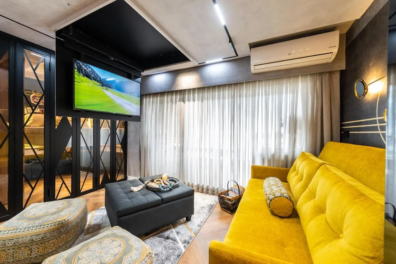 Riverone 23O Andar - Apartamento Ultra Moderno De Luxo 2 Dorm + 2 Banheiros Piscina Borda Infinita Sao Paulo